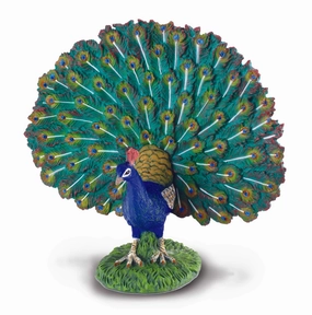 Collecta Peacock Figure (Yellow)