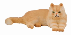 Collecta Persian Cat Lying Figure (Green)