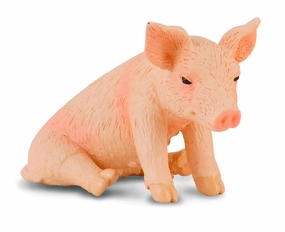 Collecta Piglet Sitting Figure (Green)