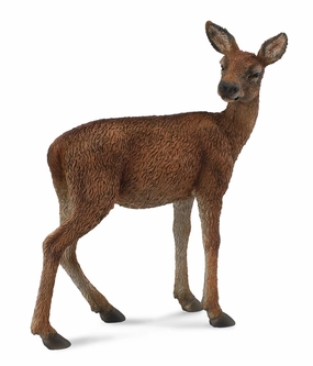 Collecta Red Deer Hind Figure (Red)