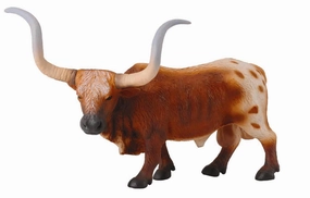 Collecta Texas Longhorn Bull Figure (Yellow)