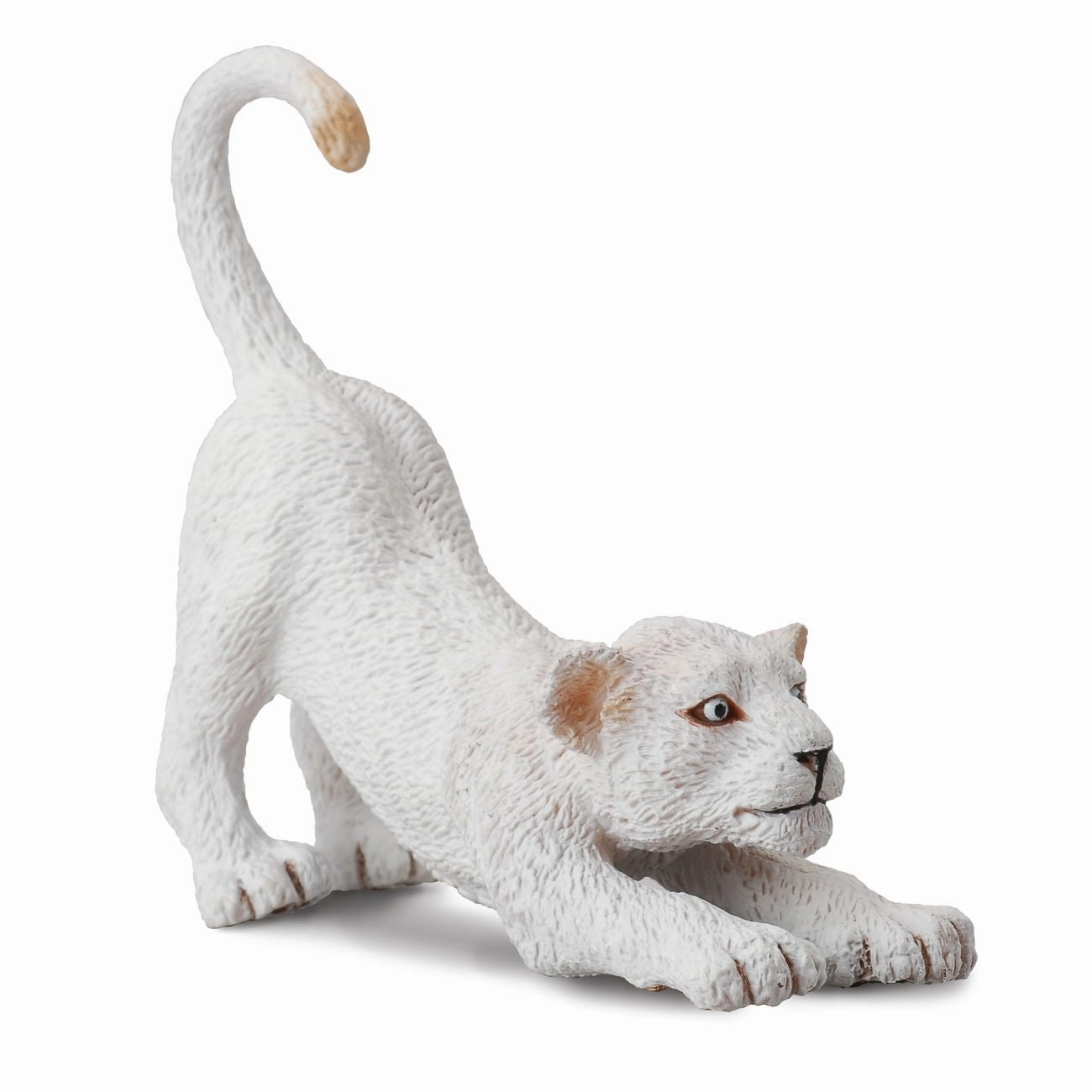 Collecta White Lion Cub Stretching (Green)