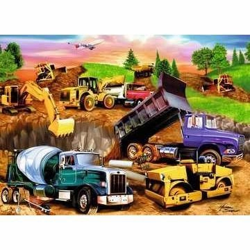 Construction crowd