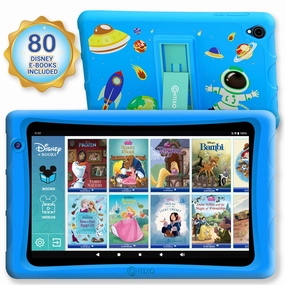Contixo K80 8-Inch Kids Tablet - Disney eBooks - 2GB   64GB - Blue