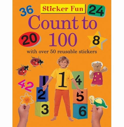 Count to 100: With over 50 Reusable Stickers Armadillo