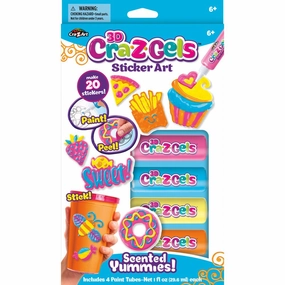 Cra-Z-Art 3D Cra-Z-Gels Sticker Art Scented Yummies!