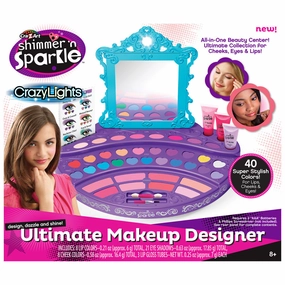Cra-Z-Art Shimmer 'N Sparkle Crazy Lights Ultimate Make-Up Designer Kit