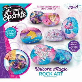 Cra-Z-Art Shimmer 'N Sparkle Unicorn Magic Rock Art