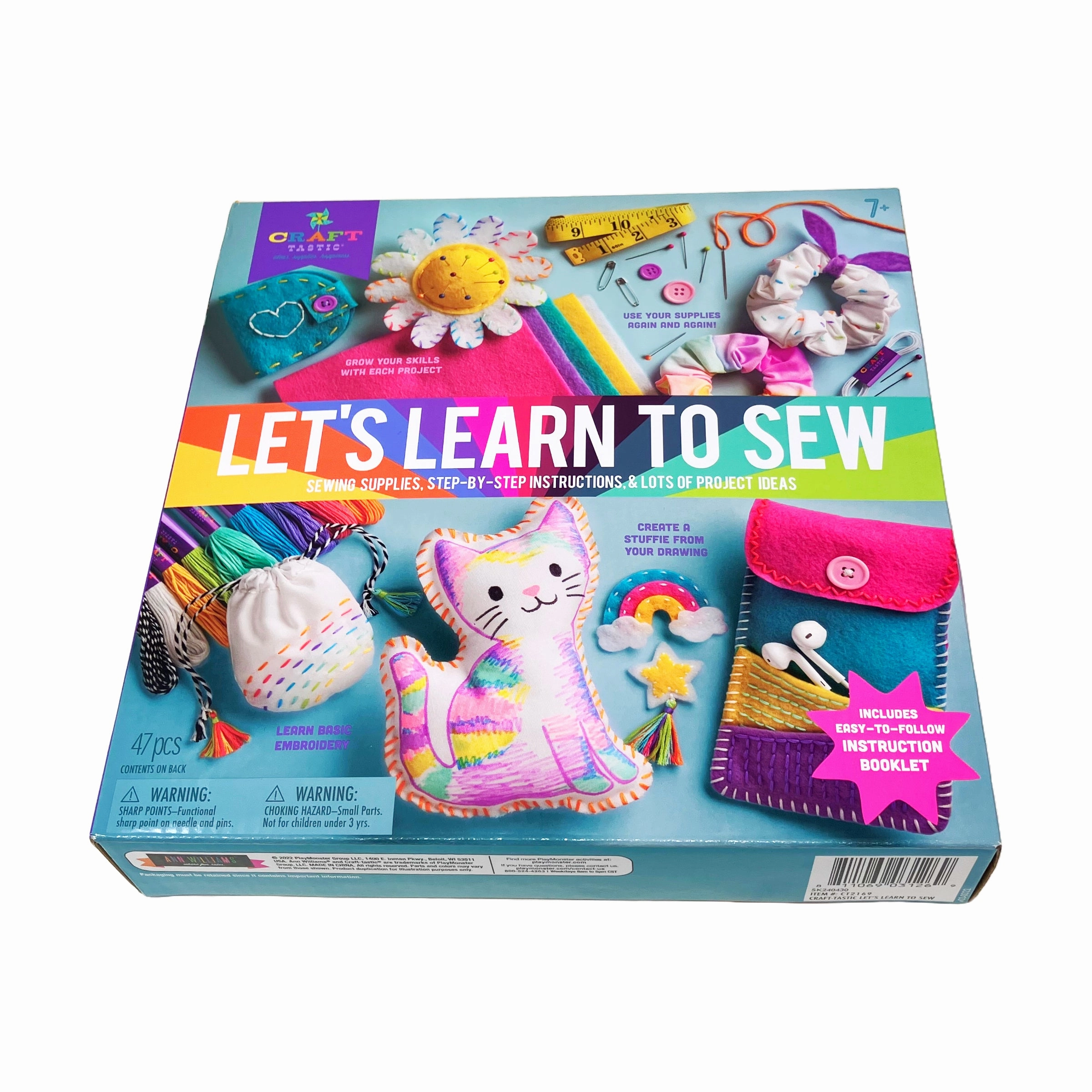 Craft-tastic Beginner's Sewing Kit - Let's Learn to Sew