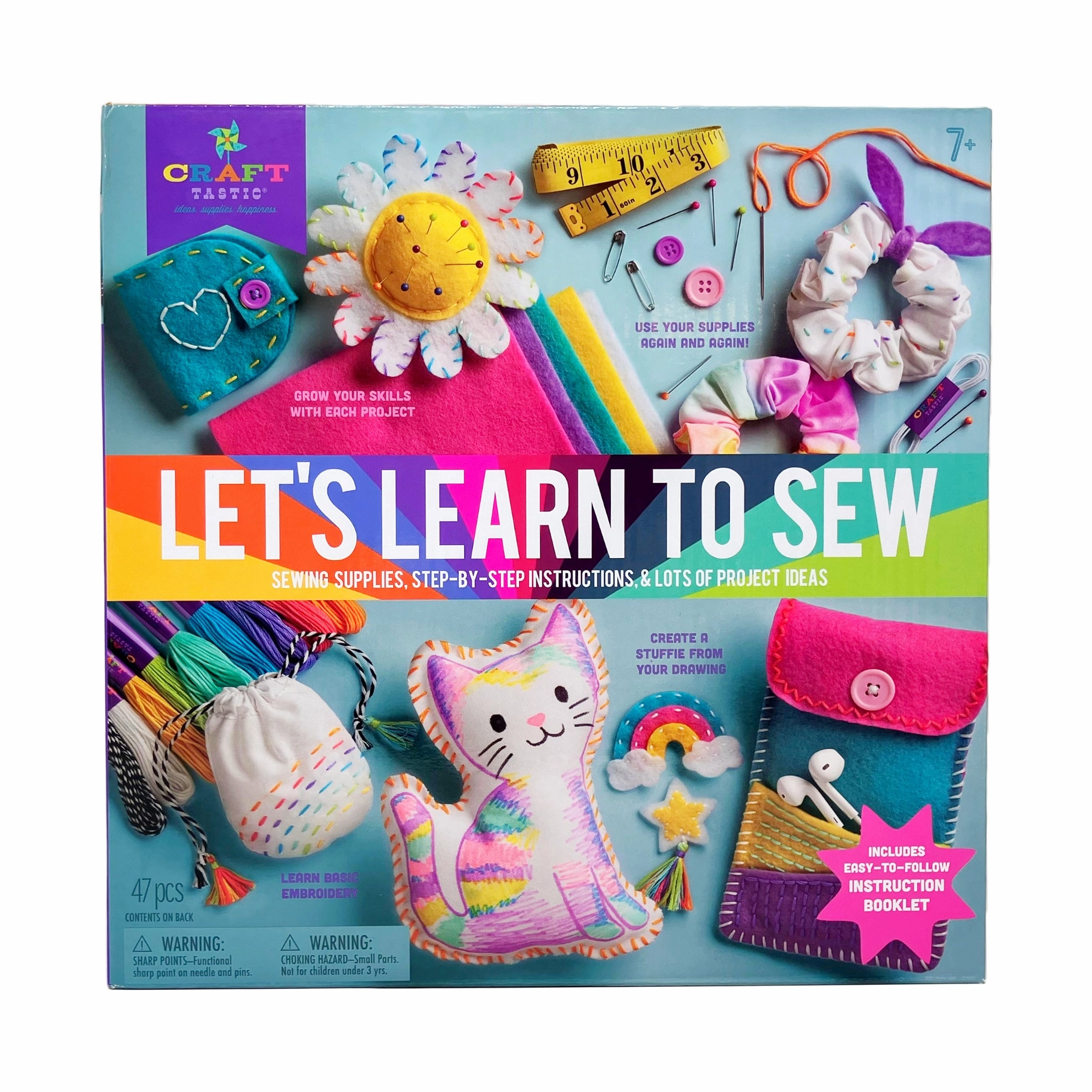Craft-tastic Beginner's Sewing Kit - Let's Learn to Sew