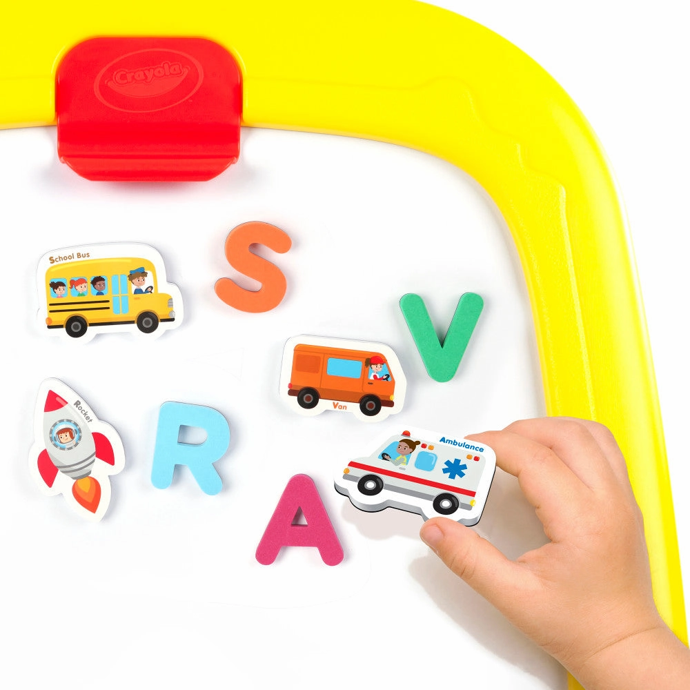 Crayola ABC Matching Magnet Set - Vehicle-To-Go - Colorful Learning Game for Toddlers 3 