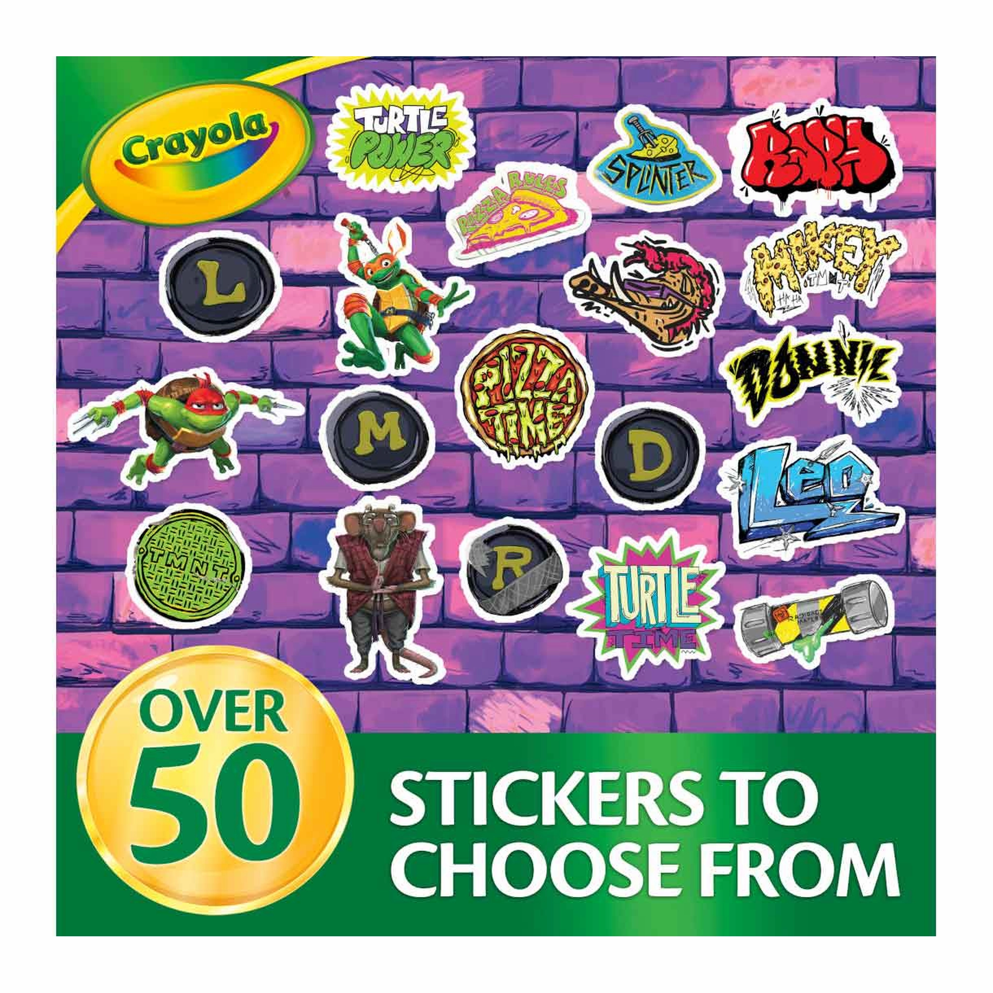 Crayola Color & Sticker Teenage Mutant Ninja Turtles