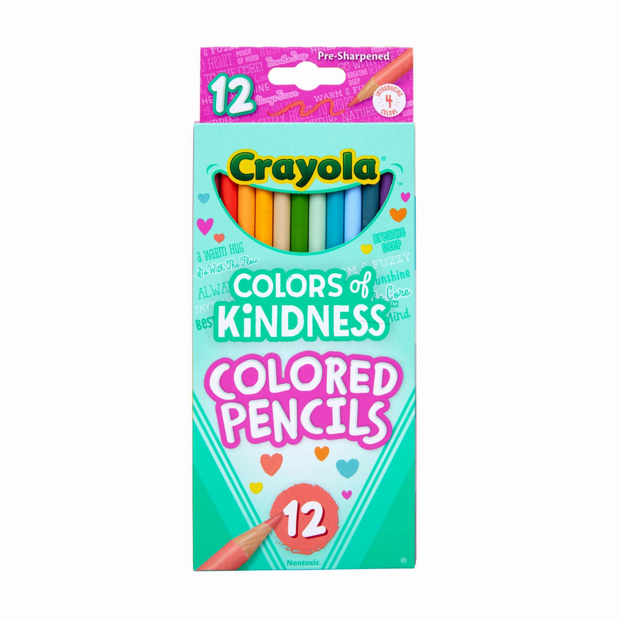 Crayola Colours Of Kindness Coloured Pencils 12 Pack