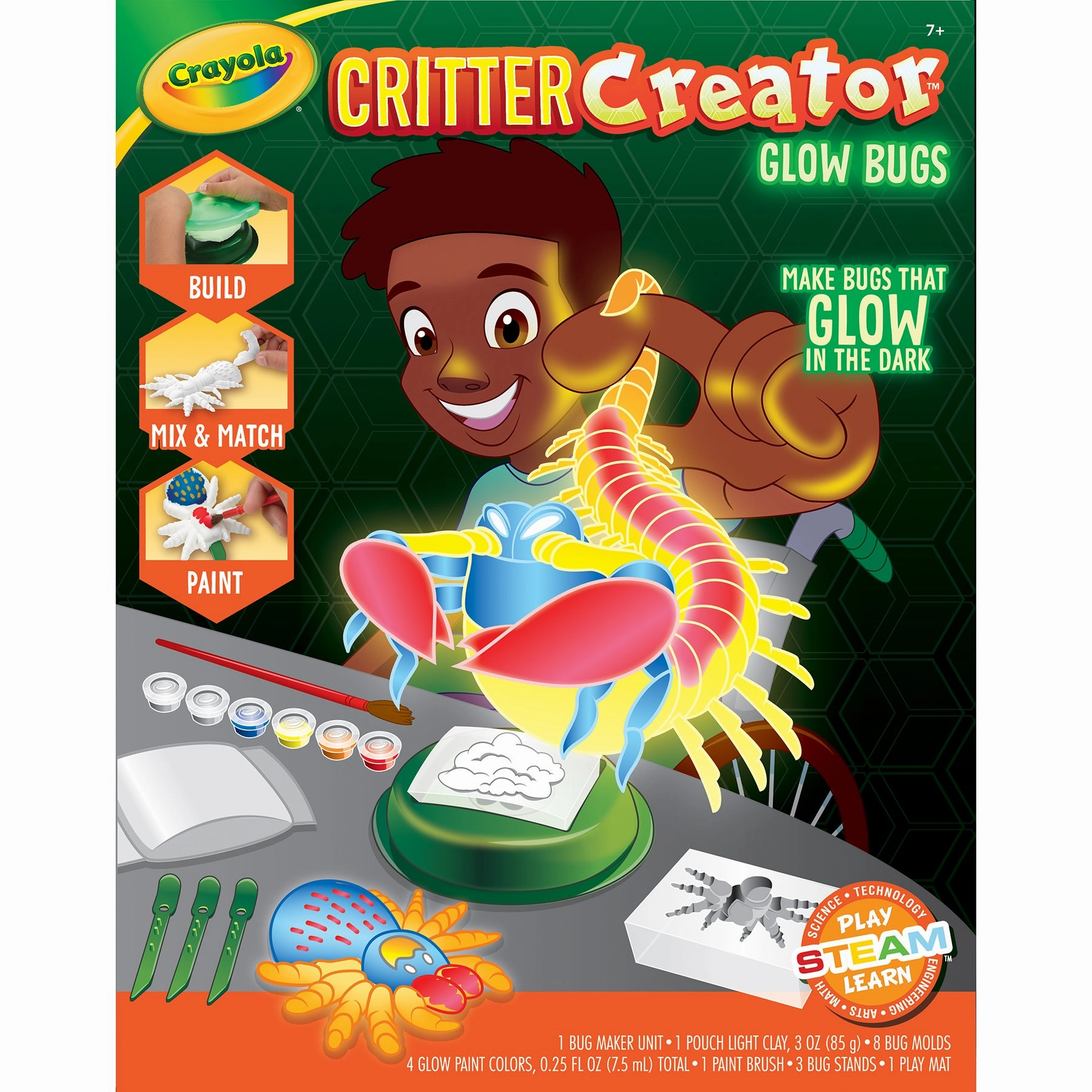 Crayola Critter Creator Glow Bugs Art Kit