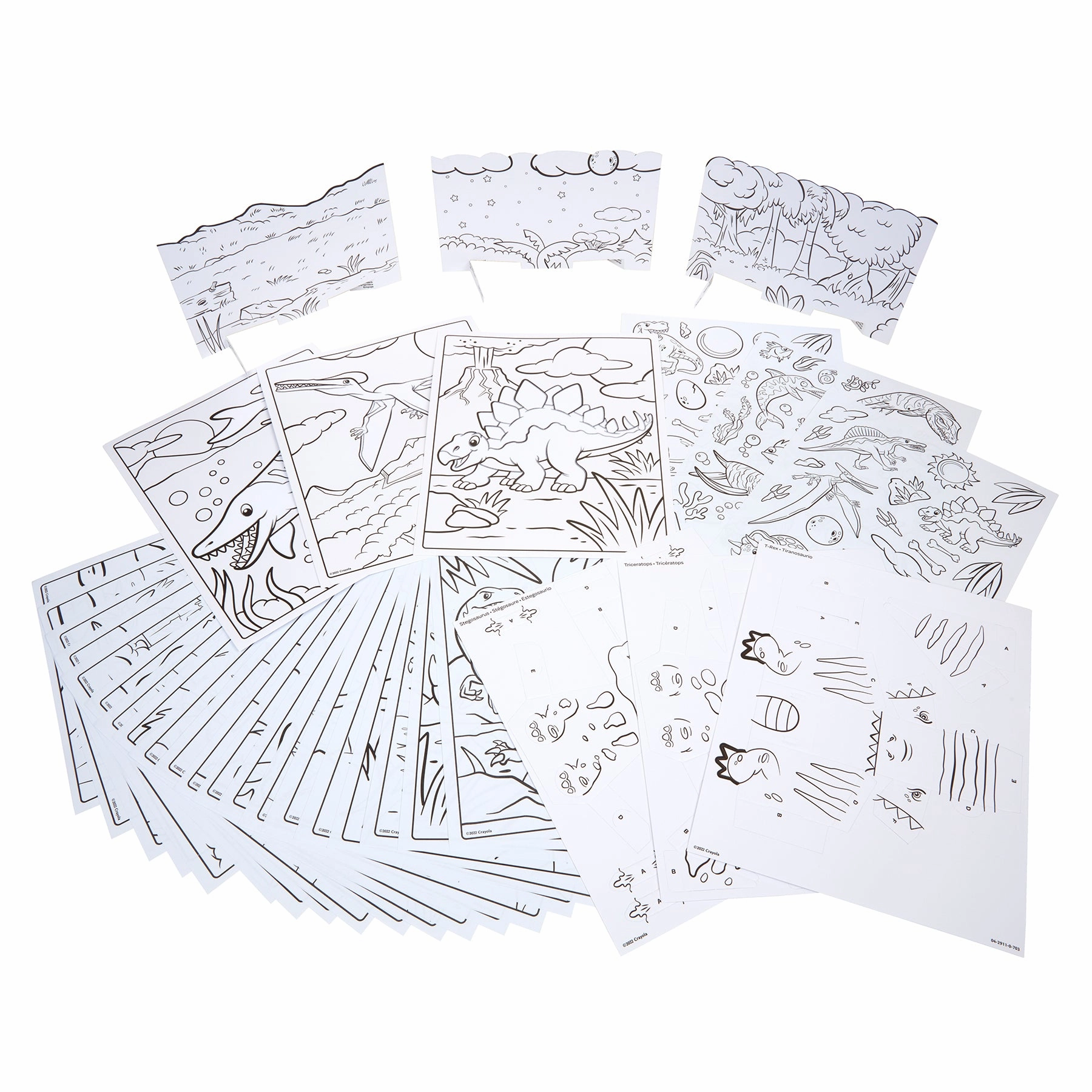 Crayola Dinosaur Adventure 5-in-1 Creativity Kit - Craft Set