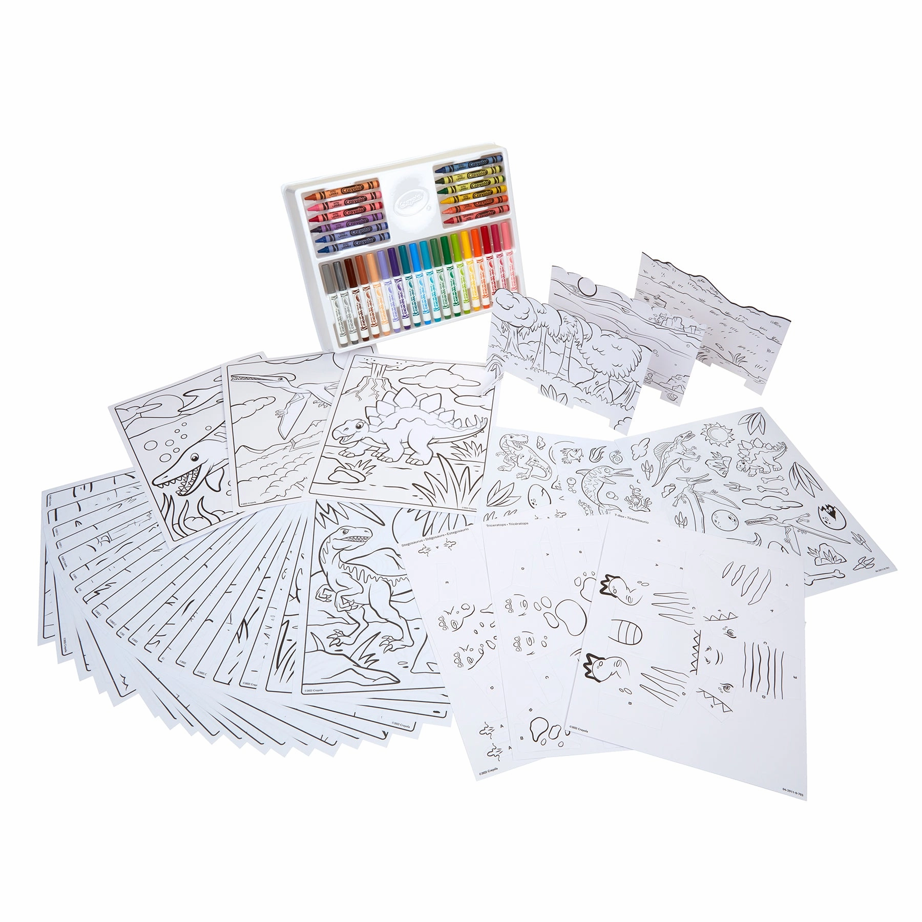 Crayola Dinosaur Adventure 5-in-1 Creativity Kit - Craft Set