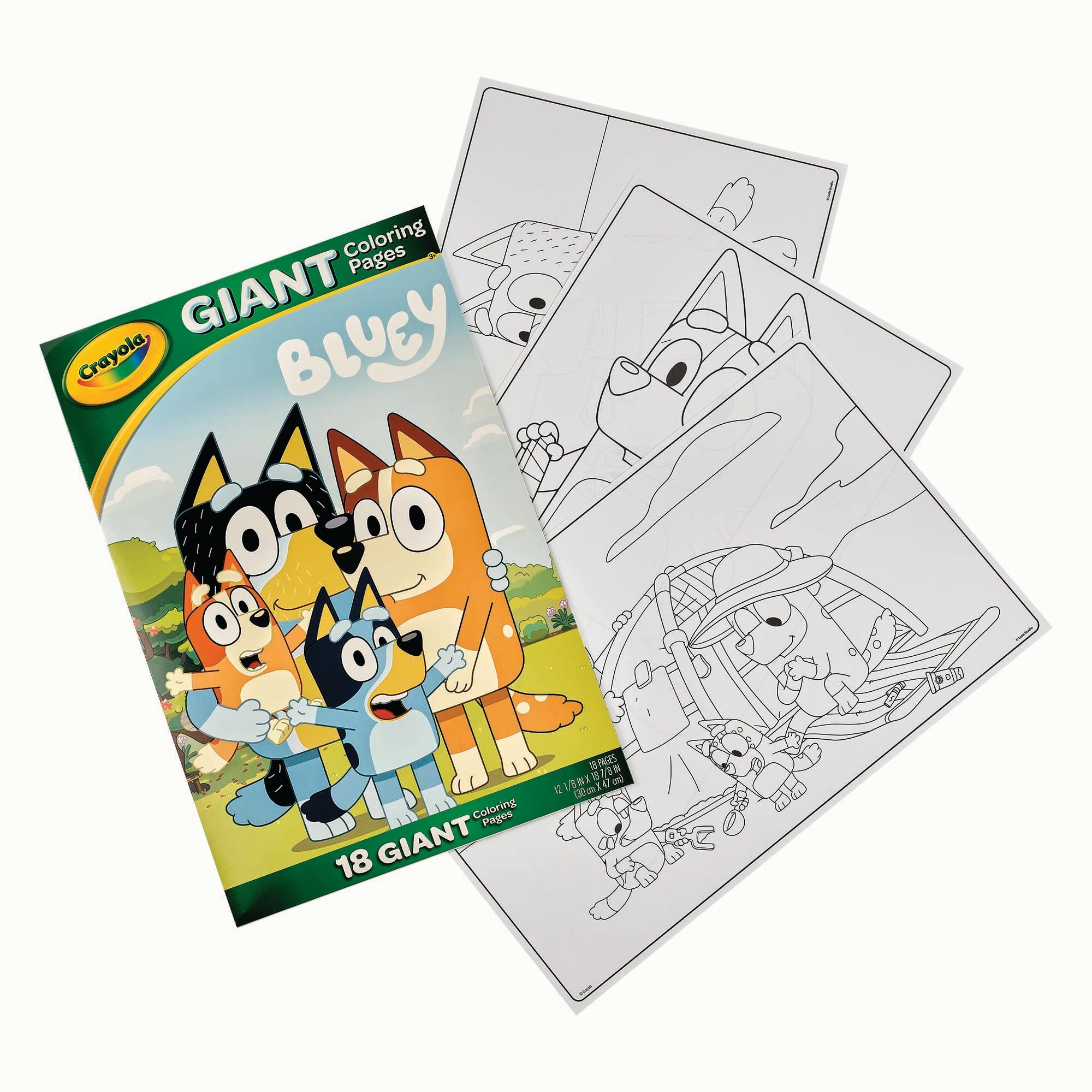 Crayola Giant Colouring Pages Bluey