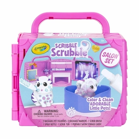 CRAYOLA SCRIBBLE SCRUBBIE BEAUTY SALON PLAYSET