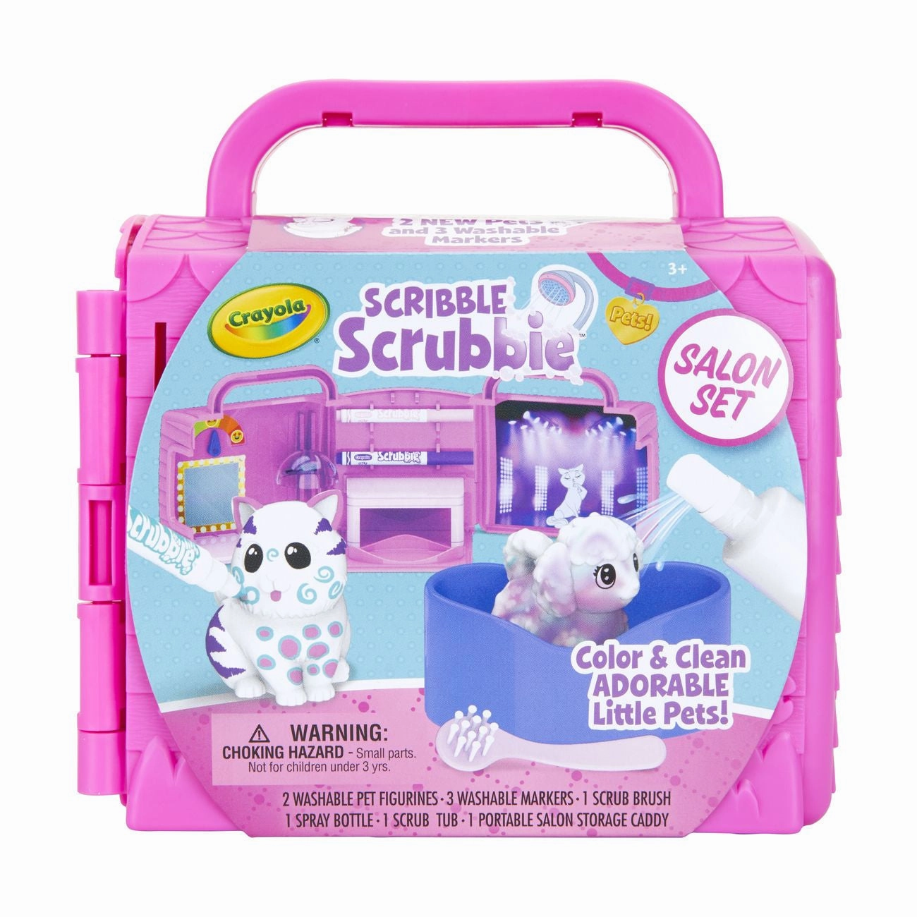CRAYOLA SCRIBBLE SCRUBBIE BEAUTY SALON PLAYSET