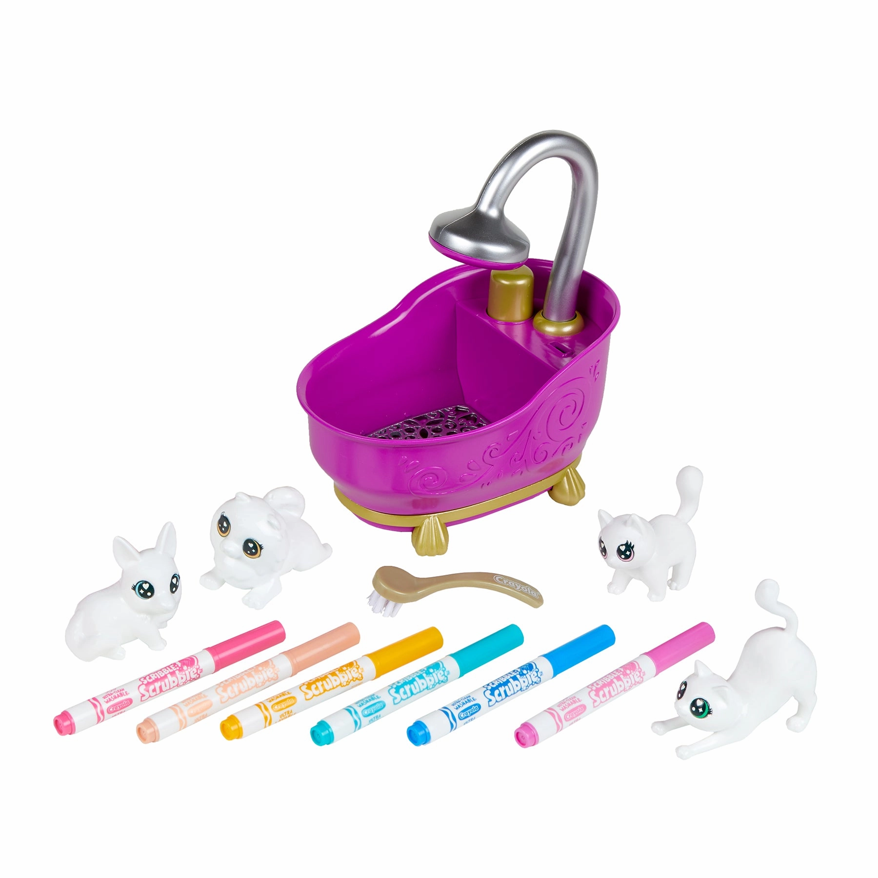 Crayola Scribble Scrubbie Pets! Color & Wash Playset