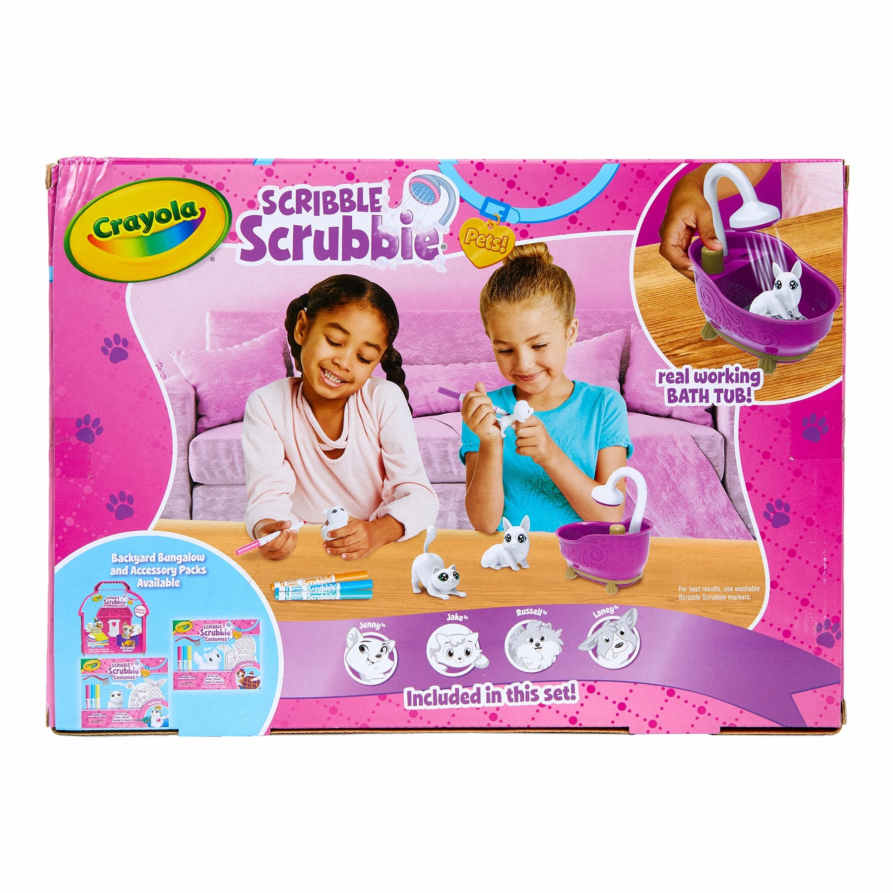 Crayola Scribble Scrubbie Pets! Color & Wash Playset