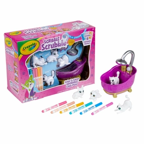 Crayola Scribble Scrubbie Pets! Color & Wash Playset