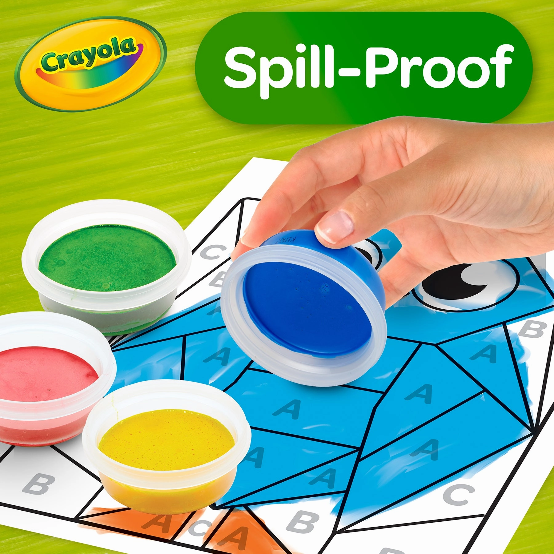 Crayola Spill-Proof Washable Paint Kit for Kids