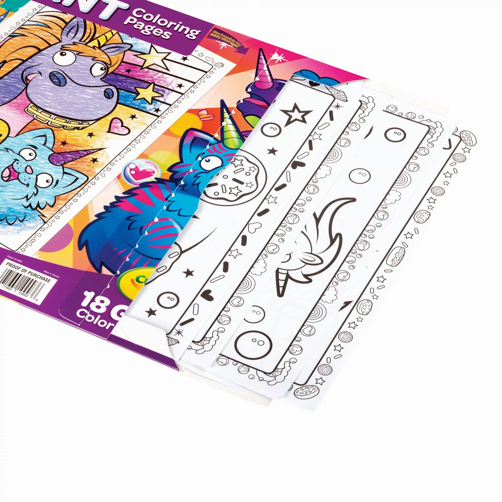 Crayola Uni-Creatures Giant Colouring Pages