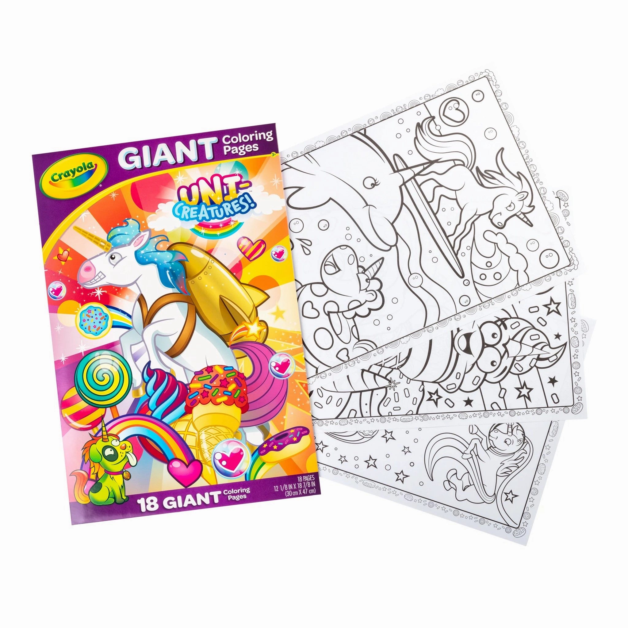 Crayola Uni-Creatures Giant Colouring Pages