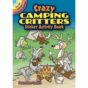 Crazy Camping Critters Sticker Activity Book