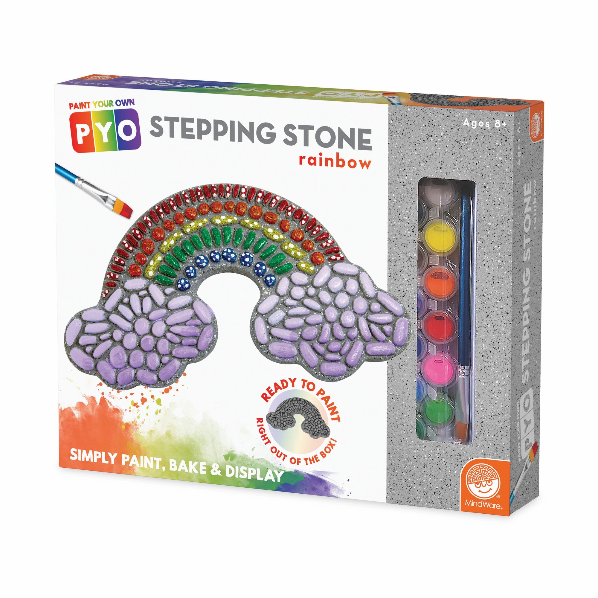Creative Escapes Rainbow Stepping Stone Paint Kit - Multicolor