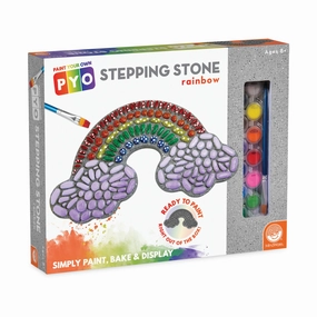 Creative Escapes Rainbow Stepping Stone Paint Kit - Multicolor
