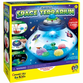 Creativity for Kids Crystal Space Terrarium - Glow-in-the-Dark Science Kit