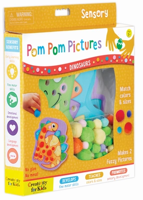 Creativity for Kids Dino Delights Pom Pom Pictures Craft Kit