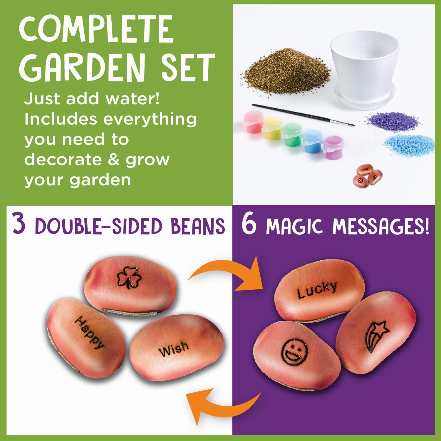 Creativity for Kids Magic Bean Garden Indoor Gardening Kit