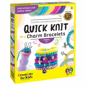 Creativity for Kids Quick Knit Charm Bracelet Kit