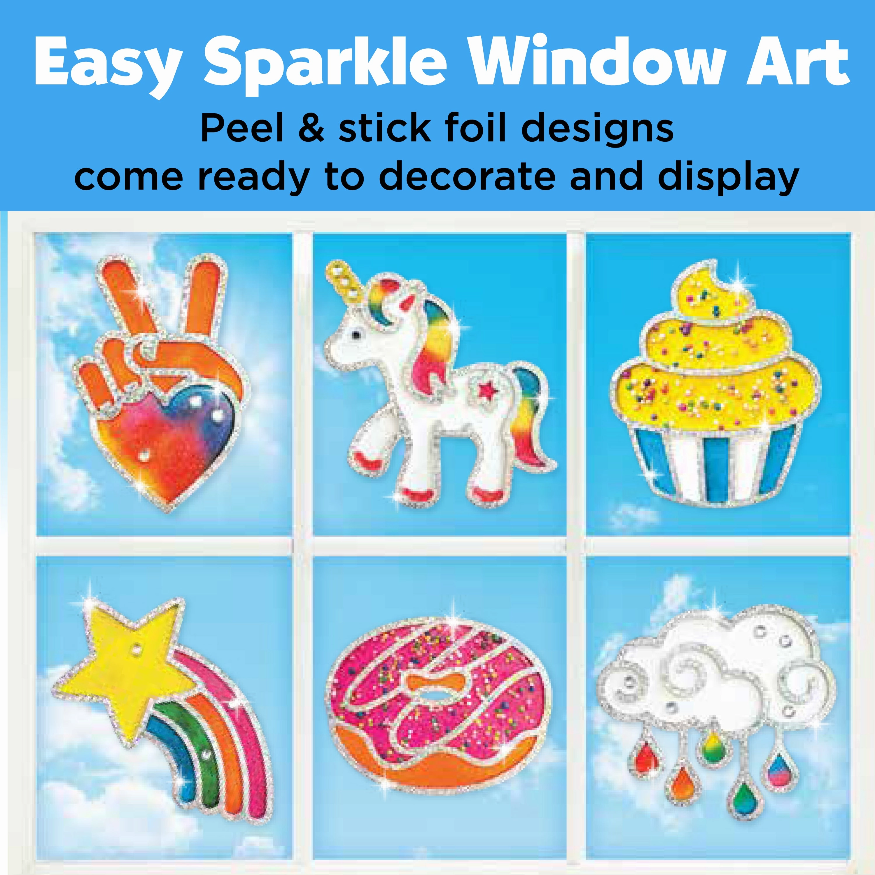 Creativity for Kids Sparkle Fun Window Art Craft Kit
