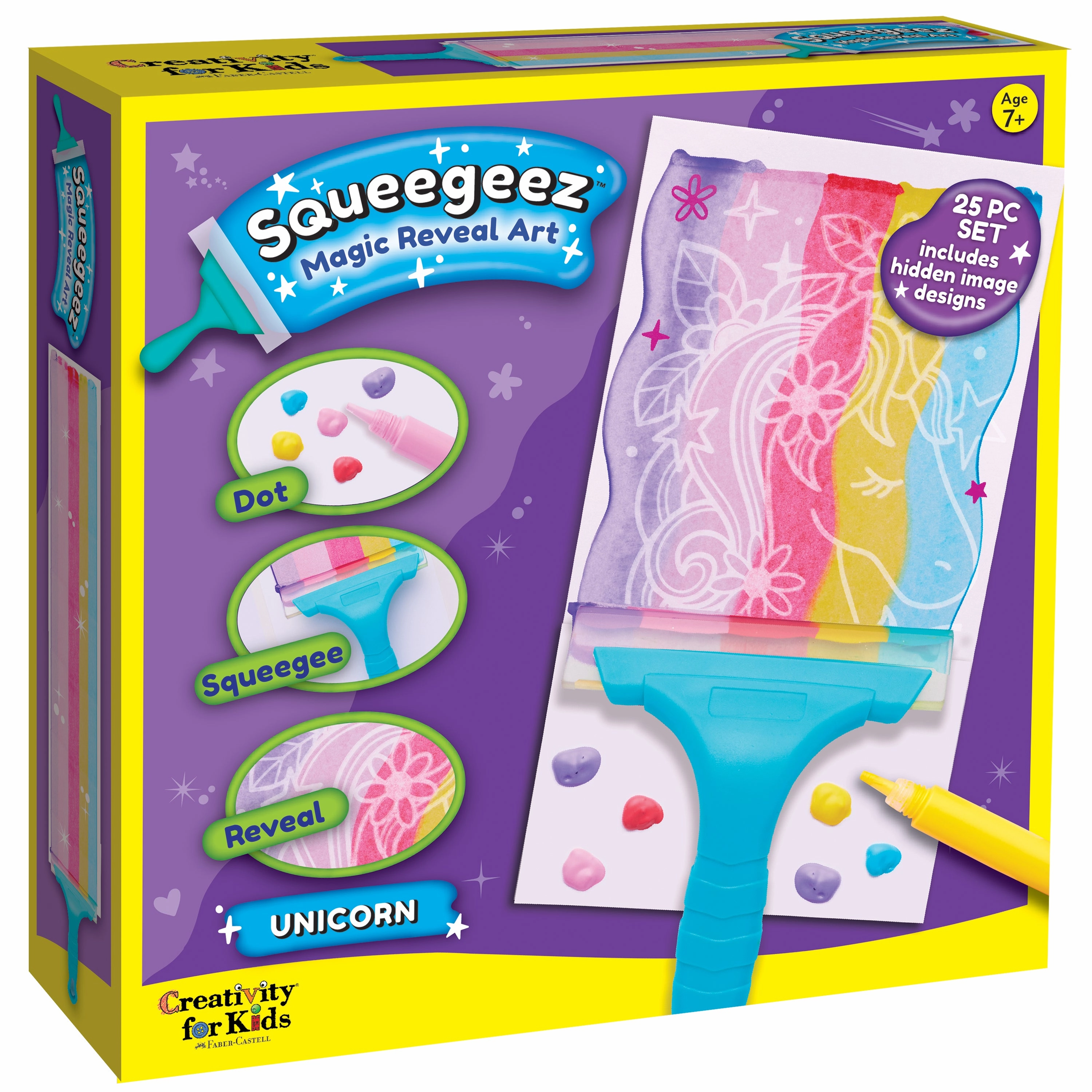 Creativity for Kids Squeegeez Magic Reveal Art: Unicorn Painting Kit