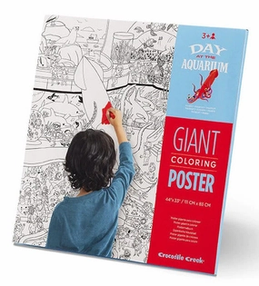 Croc Creek Creativity - Giant Colouring Poster: Aquarium