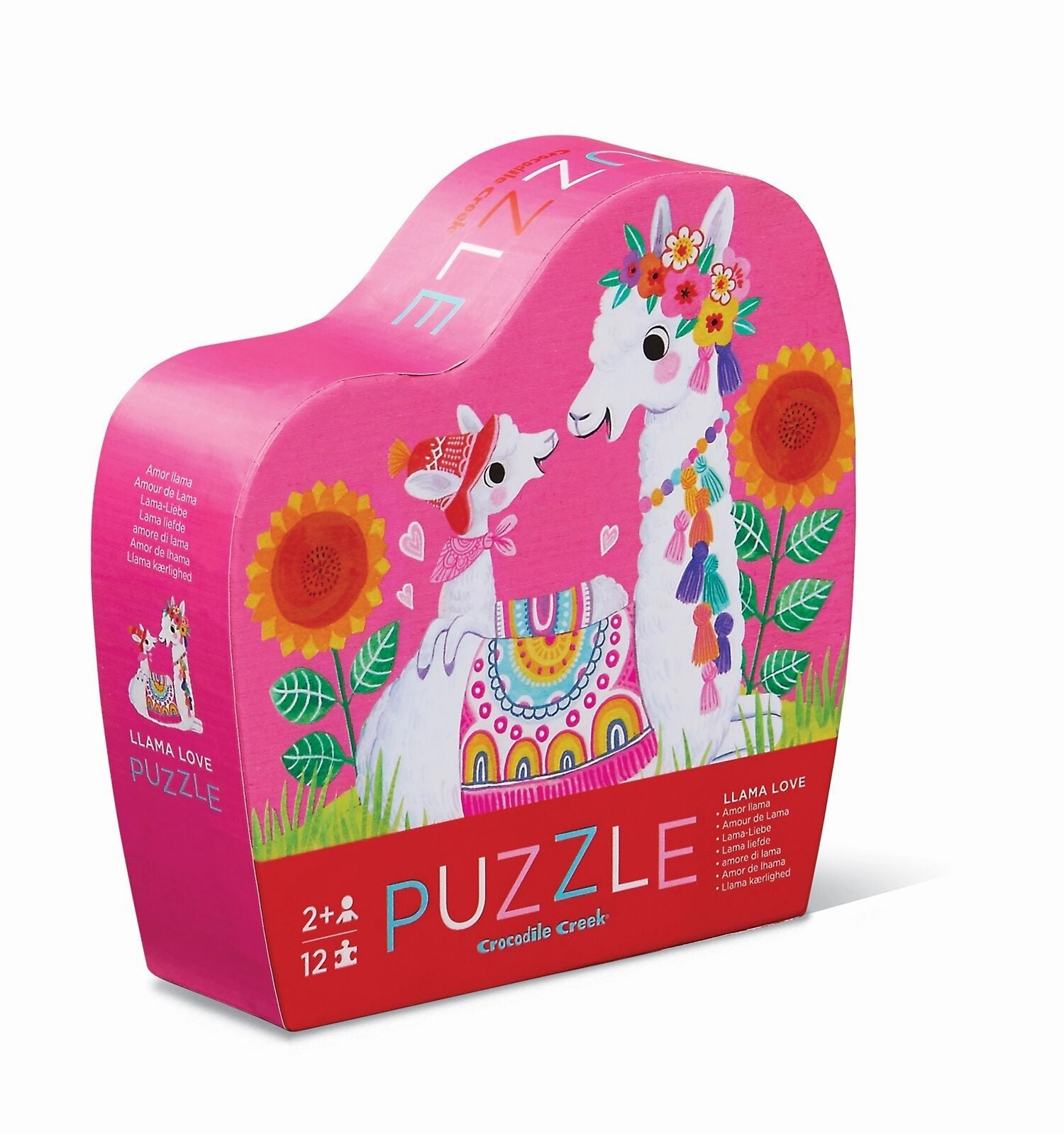 Crocodile Creek 12 Piece Mini Puzzle Llama Love