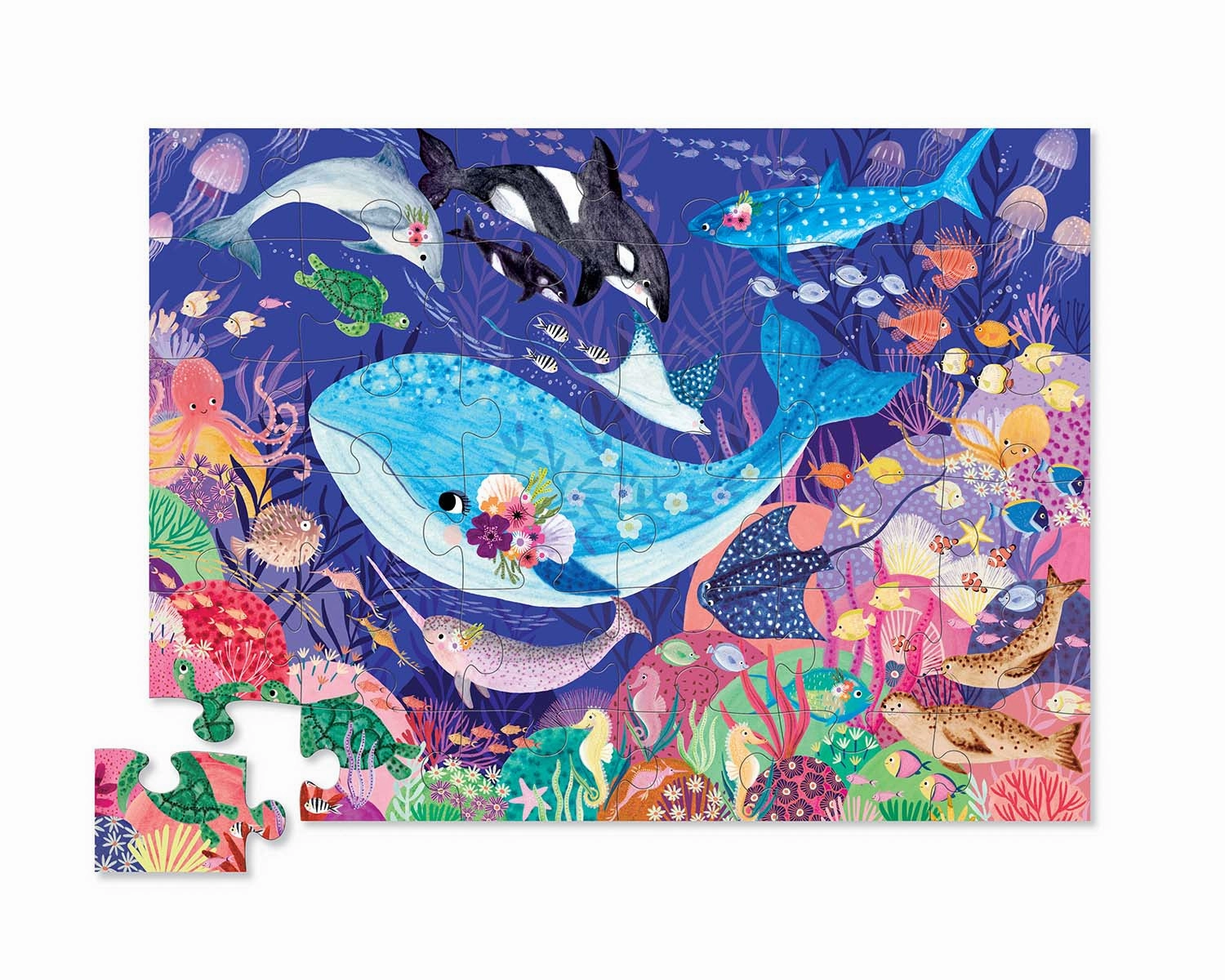 Crocodile Creek 36 Piece Floor Puzzle Ocean Dreams
