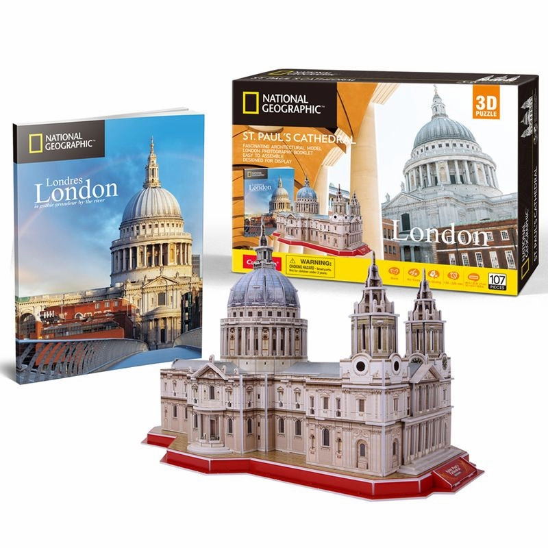 Cubic Fun National Geographic 3D Puzzle St. Paul's Cathedral London
