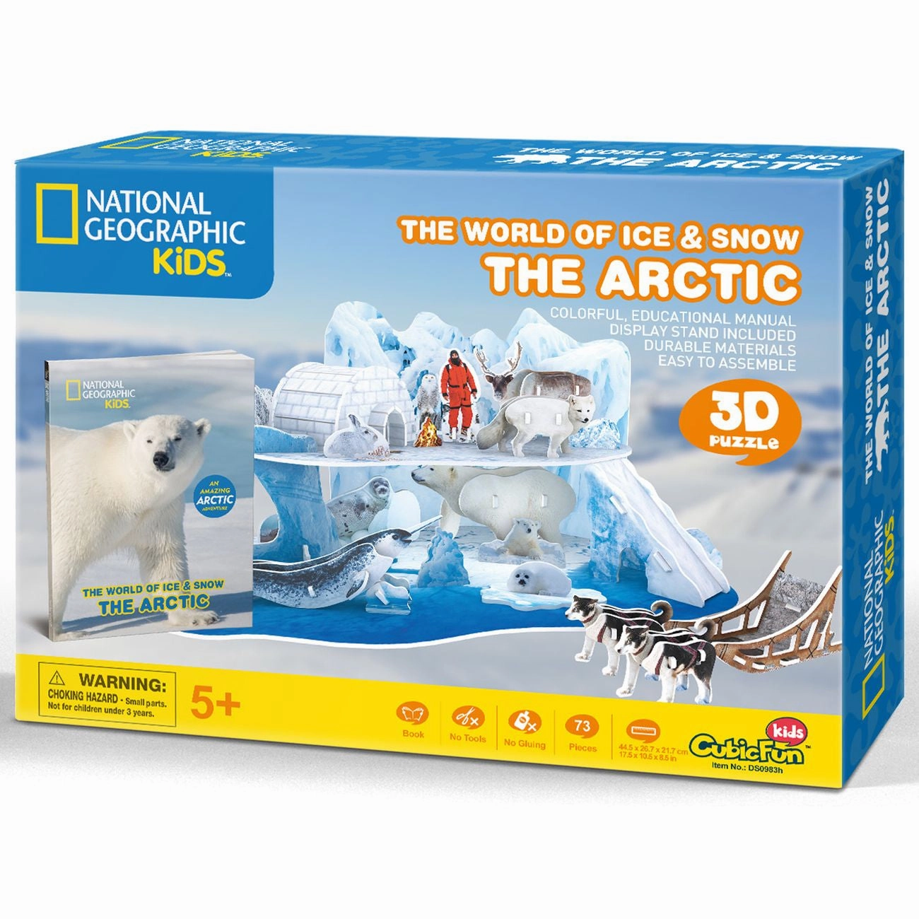 Cubic Fun National Geographic 3D Puzzle The World Of Ice & Snow The ARCtic
