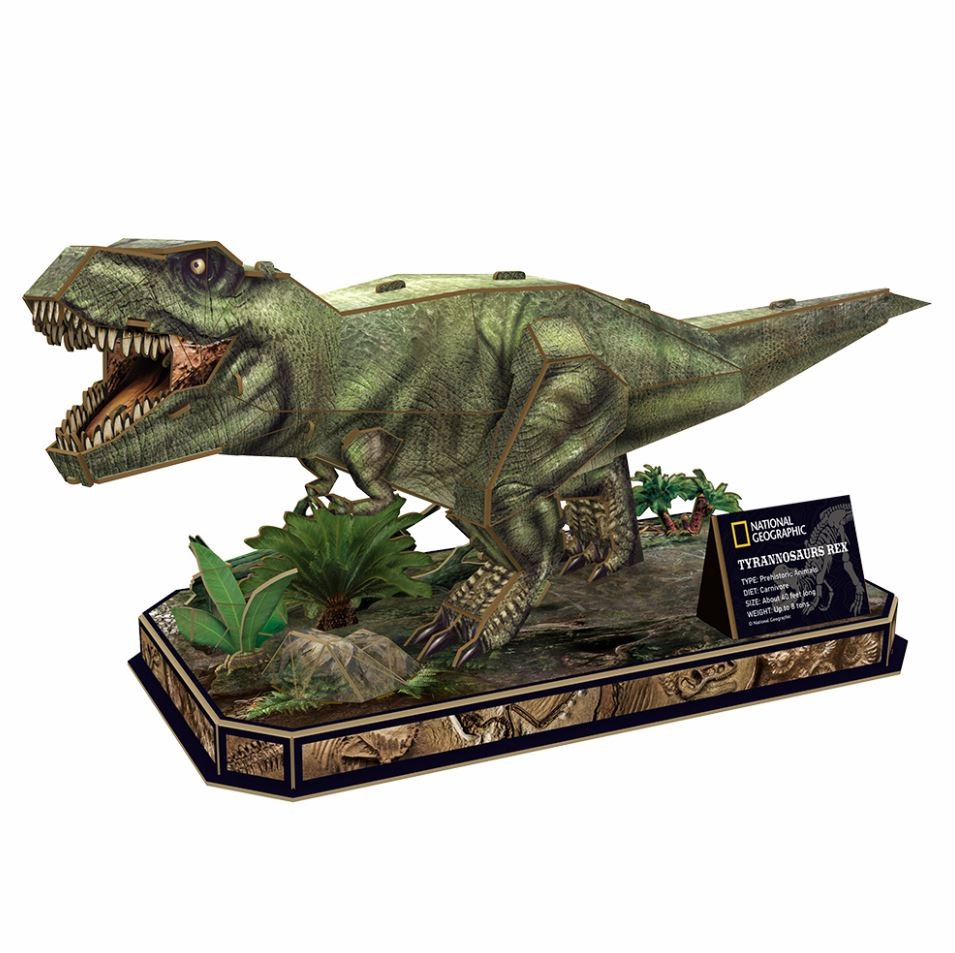 Cubic Fun National Geographic 3D Puzzle Tyrannosaurus Rex