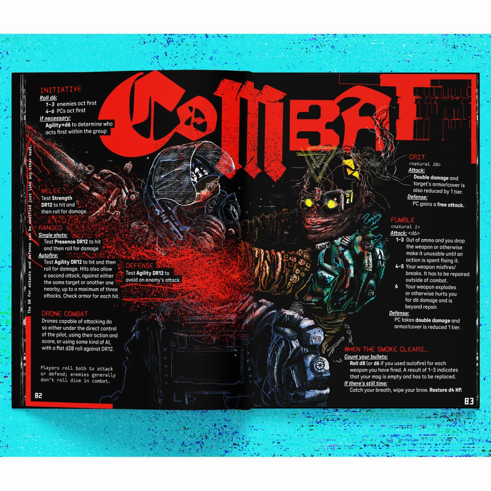 CY_BORG Core Rulebook - SciFi RPG Hardback Edition