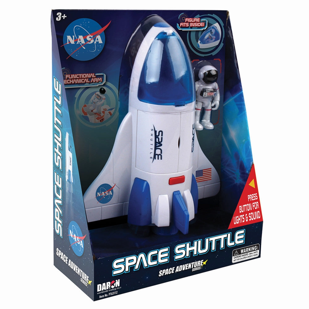 Daron NASA Space Adventure Series Space Shuttle with Lights, Sounds, and Astronaut Figure