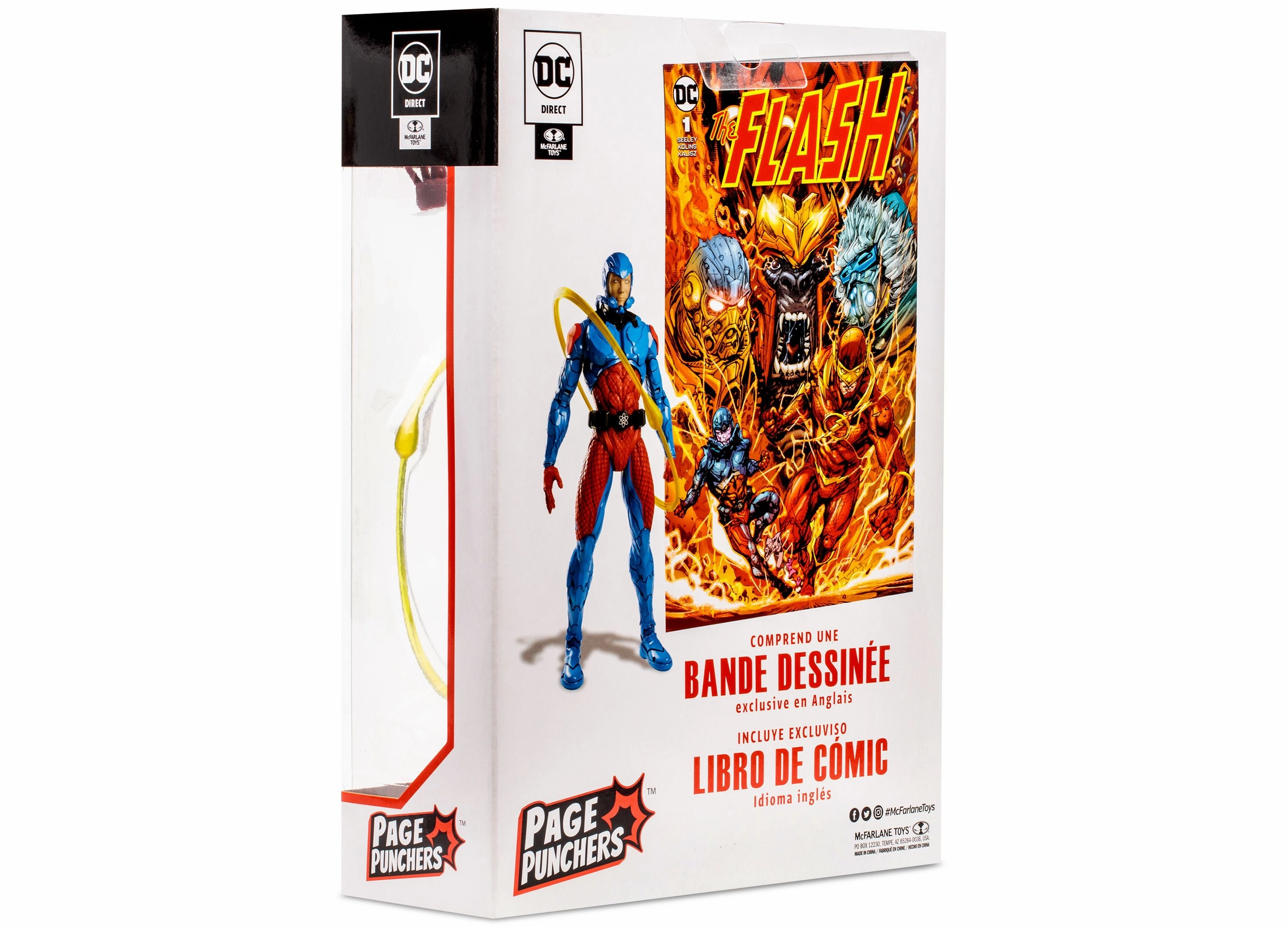 DC Direct The Atom 7-Inch Action Figure with Comic and Art Card