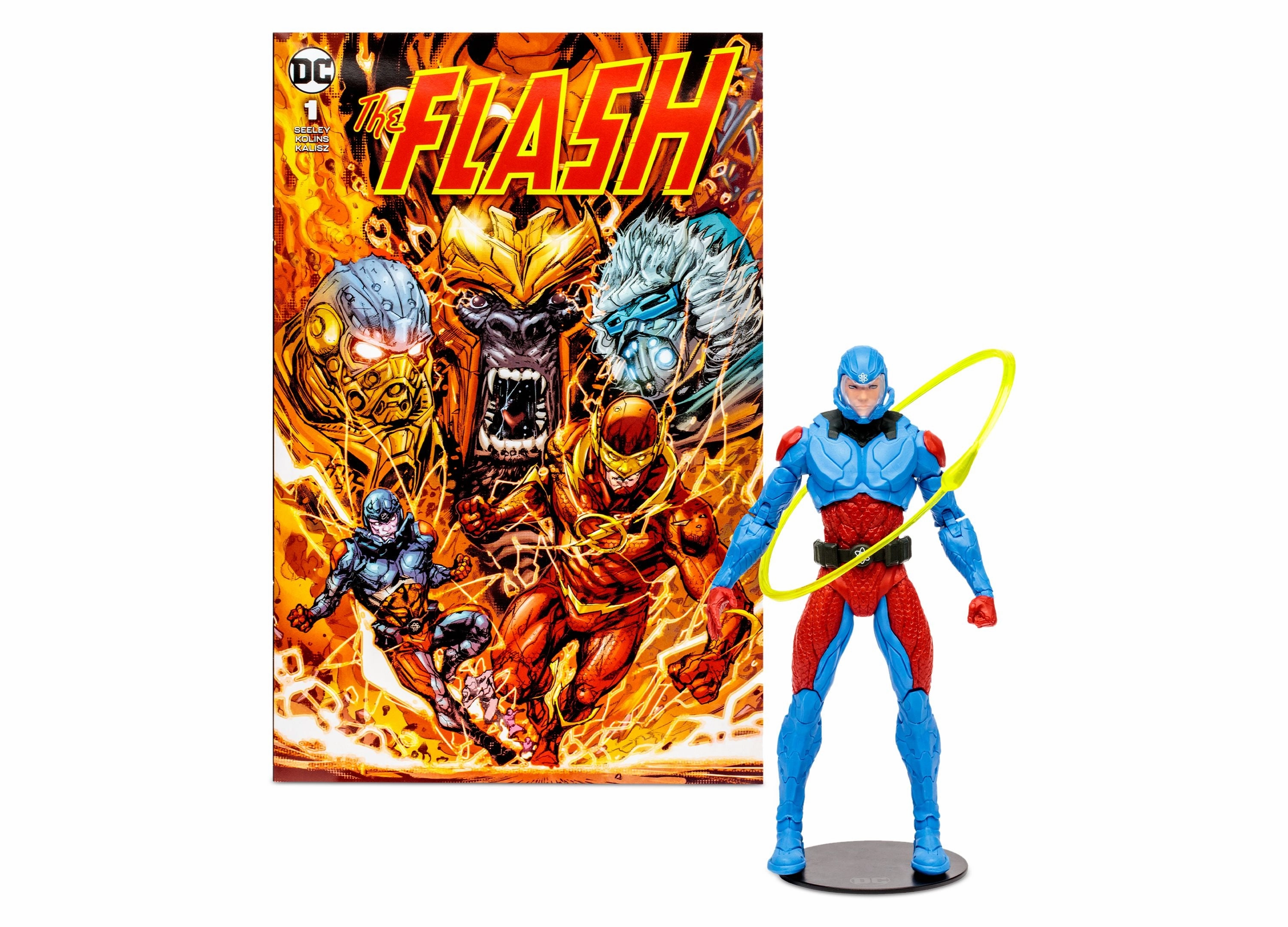 DC Direct The Atom 7-Inch Action Figure with Comic and Art Card