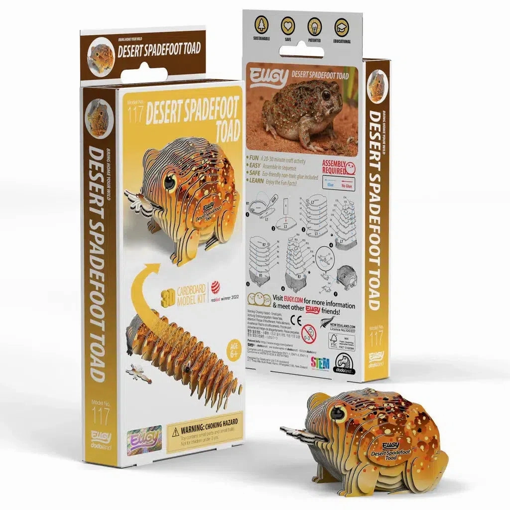 Desert Spadefoot Toad 3D Puzzle