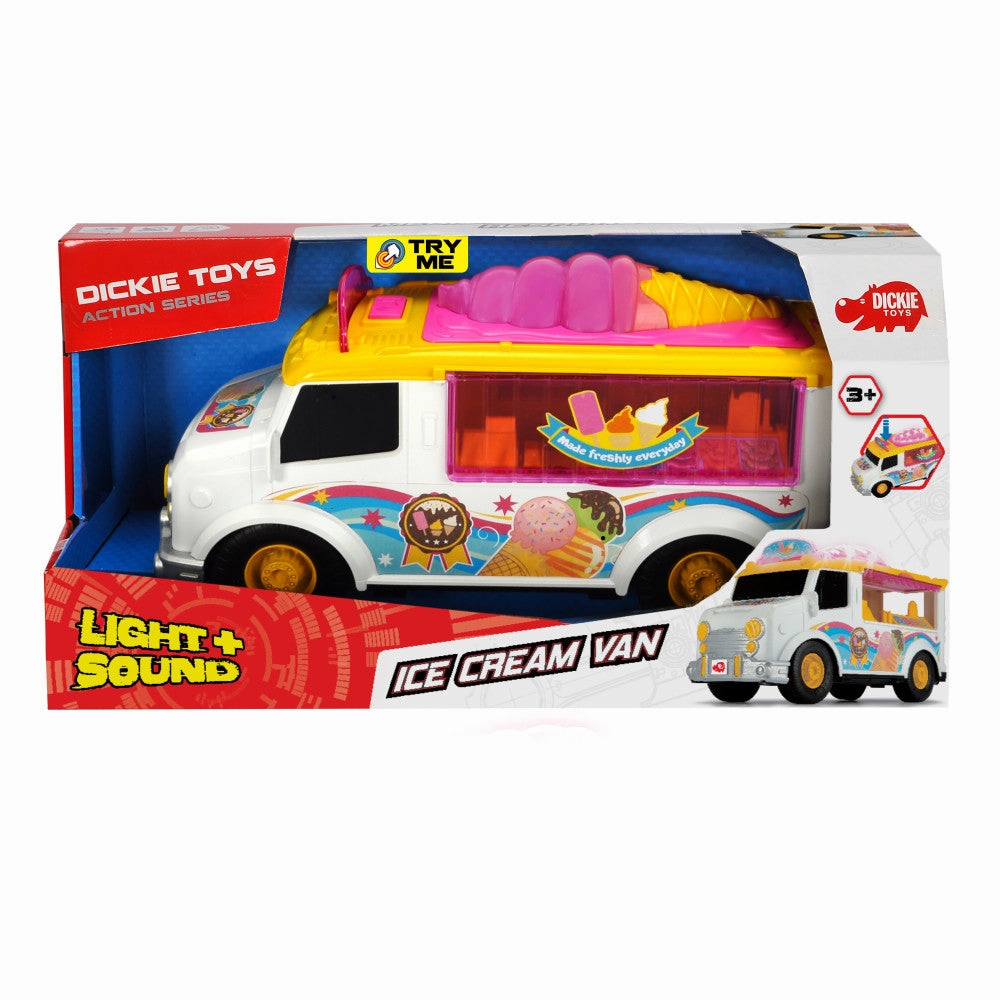 Dickie Toys Interactive 12-Inch Ice Cream Van with Sounds